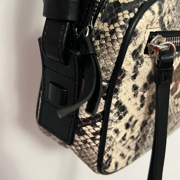 ALLSAINTS Sliver Bumbag Crossbody, Snake Print - Picture 6 of 15